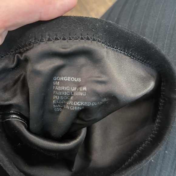 BLACK Steve Madden Gorgeous Boots size 9​​​​ - Picture 6 of 6